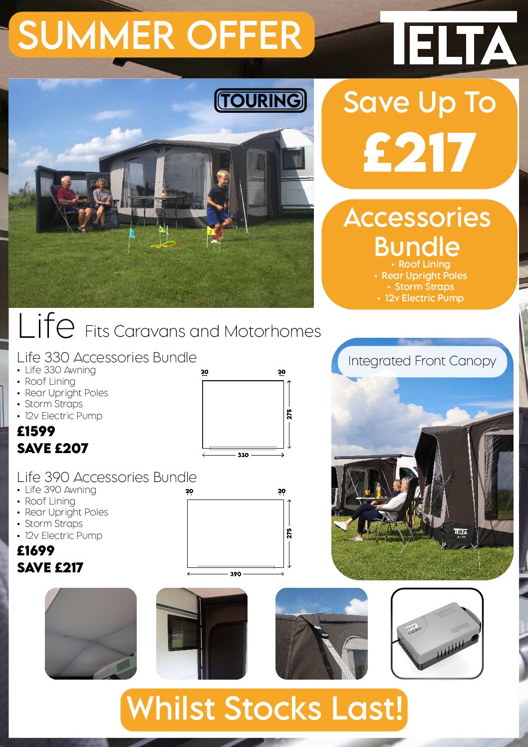 Telta Life Air Porch Awning image 0